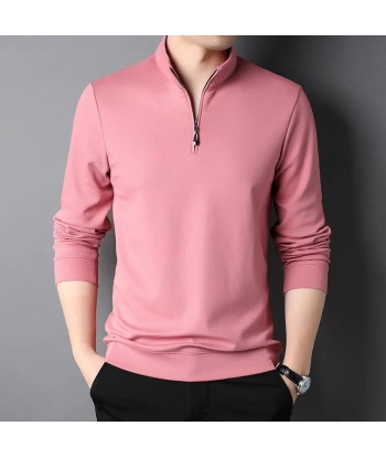 Korean Sweater Zipper Polo Shirt Toutes les collections ici