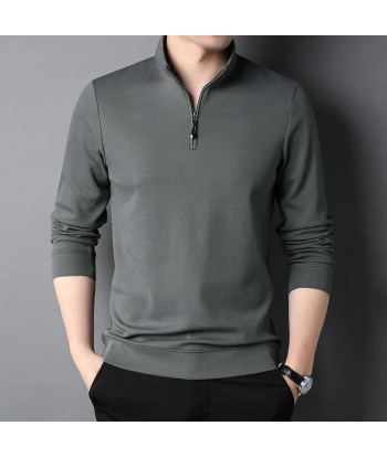 Korean Sweater Zipper Polo Shirt Toutes les collections ici