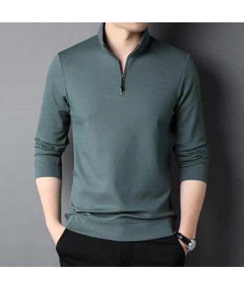 Korean Sweater Zipper Polo Shirt Toutes les collections ici