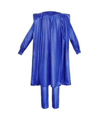 Boubou Africain Homme Bleu la colonne vertébrale