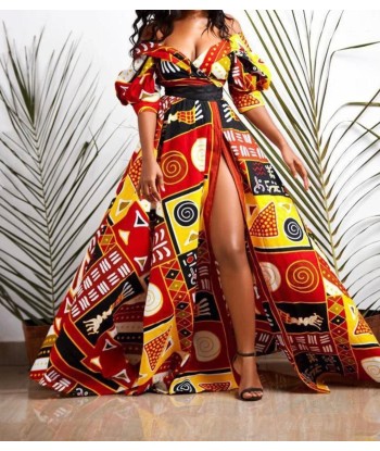 Robe Bustier Pagne Africain prix