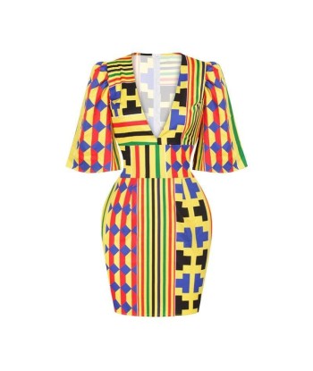 Robe Chemise en Pagne Africain d'Europe débarque