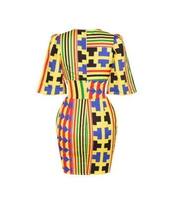 Robe Chemise en Pagne Africain d'Europe débarque