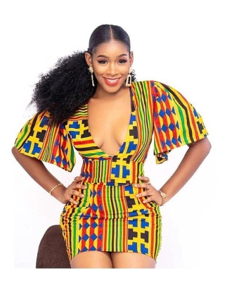 Robe Chemise en Pagne Africain d'Europe débarque