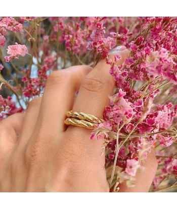 Bague Corde IMAÏ Argent une grave pollution 