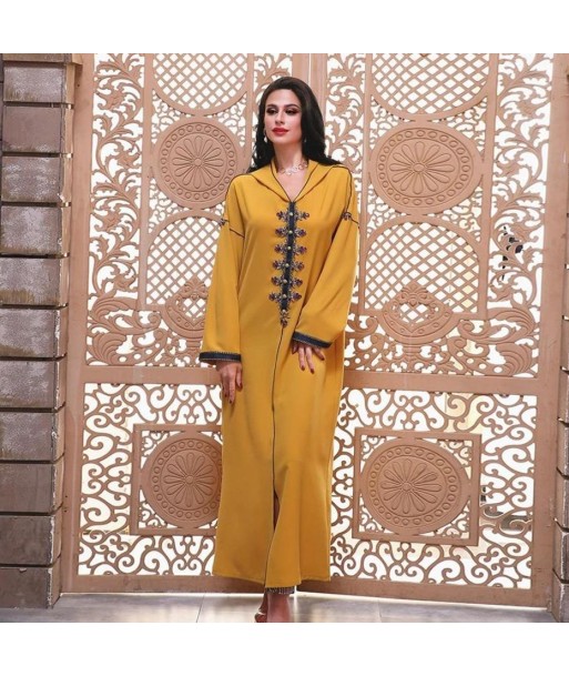 Caftan Jaune Paris Déstockage Promo