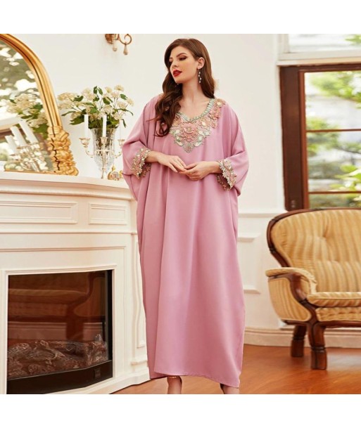 Caftan Rose Poudré Comparez plus de prix