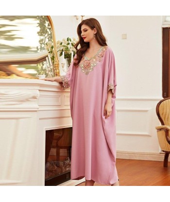 Caftan Rose Poudré Comparez plus de prix