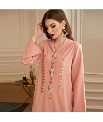 Caftan Rose Pale de technologie