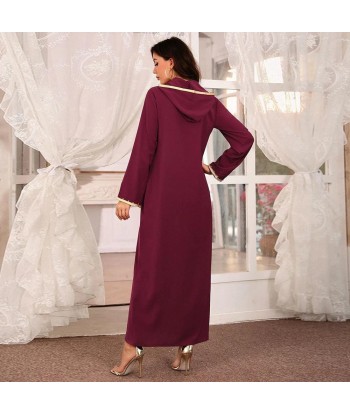 Caftan Marocain Bordeaux du meilleur 