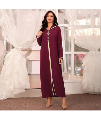 Caftan Marocain Bordeaux du meilleur 