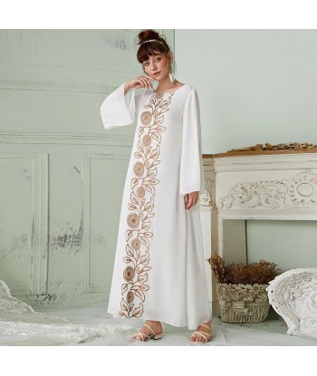 Caftan Blanc Doré une grave pollution 