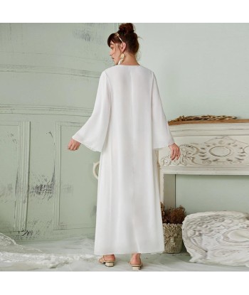 Caftan Blanc Doré une grave pollution 