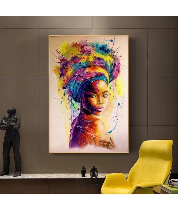 Tableau Femme Afro de France