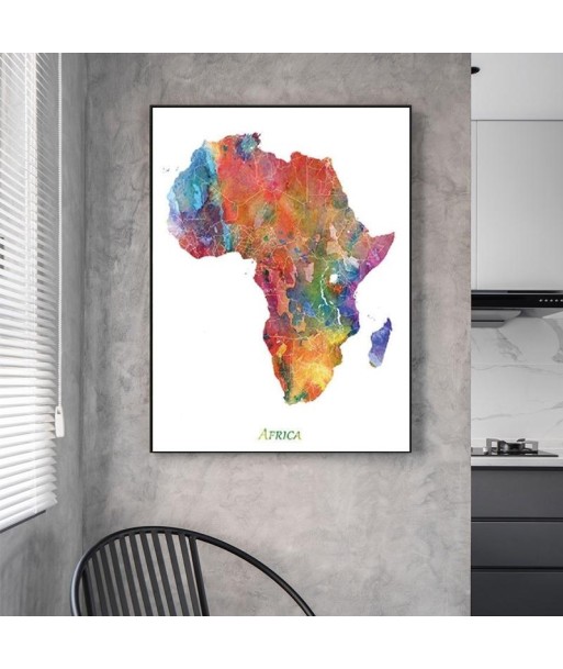 Tableau Continent Afrique vente chaude votre 