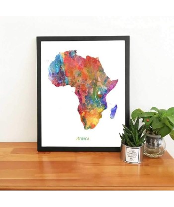 Tableau Continent Afrique vente chaude votre 