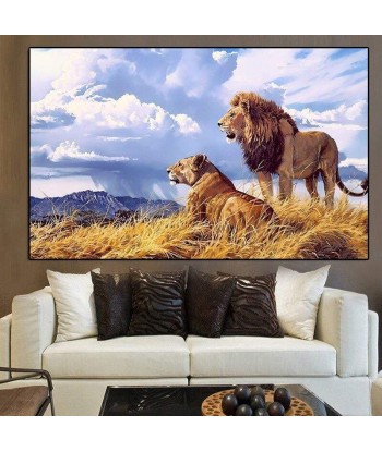 Tableau Lion et Lionne votre restaurant rapide dans 