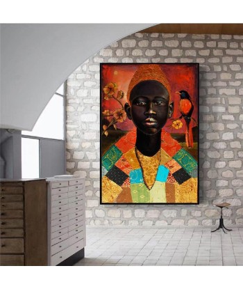 Tableau Homme Africain Véritable concentré