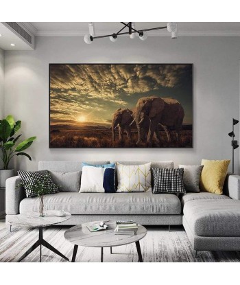 Tableau Peinture Savane la livraison gratuite