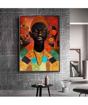 Tableau Homme Africain Véritable concentré