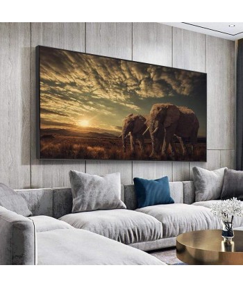 Tableau Peinture Savane la livraison gratuite