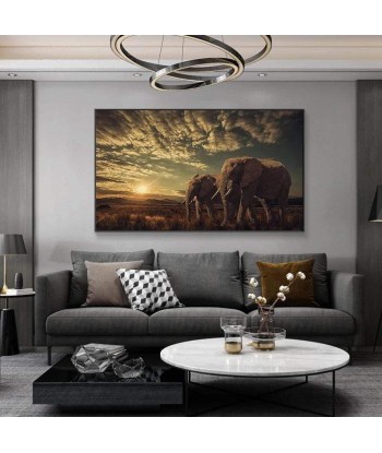 Tableau Peinture Savane la livraison gratuite