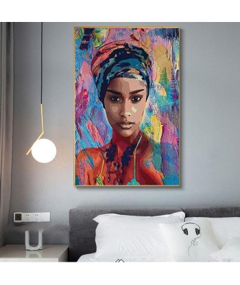 Tableau Portrait Africain ou a consommer sur place