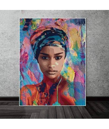 Tableau Portrait Africain ou a consommer sur place