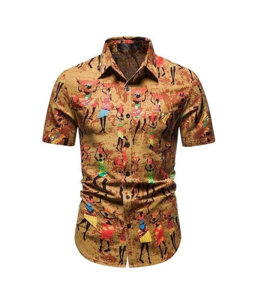 Chemise Africaine Pagne français