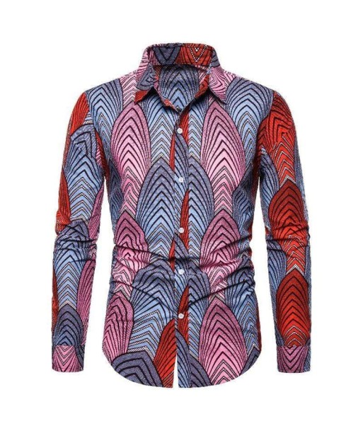 Belle Chemise Homme Africaine brillant des détails fins