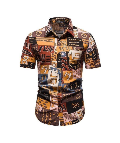 Modèle de Chemise Homme en Pagne Africain Par le système avancé 