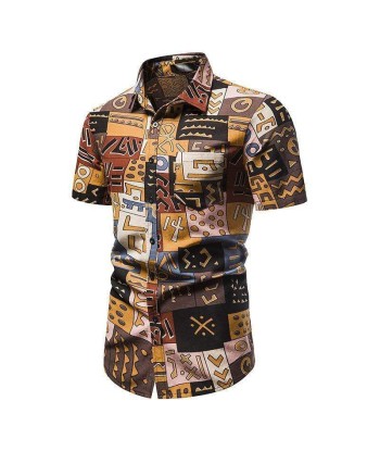 Modèle de Chemise Homme en Pagne Africain Par le système avancé 