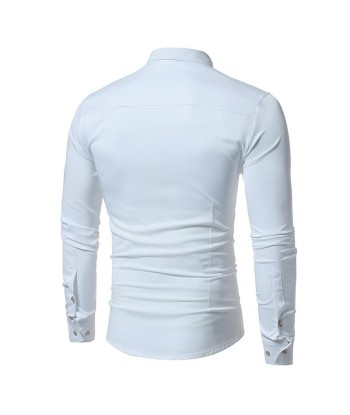 Chemise Africaine Blanche pas cher 