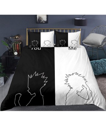 Housse de Couette HxH  Noir et Blanc shop