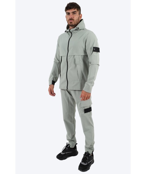 SURVÊTEMENT ALPHA VESTE ET PANTALON - VERT KAKI JUSQU'A -70%! 