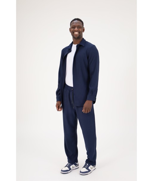 ENSEMBLE PLISSÉ CHEMISE ET PANTALON - BLEU MARINE Vous souhaitez 