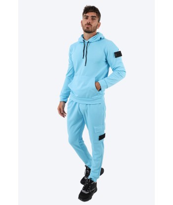 ENSEMBLE STREETWEAR CAPUCHE ALPHA - BLEU CIEL de la marque