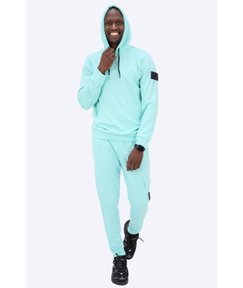 ENSEMBLE STREETWEAR CAPUCHE ALPHA - TURQUOISE commande en ligne