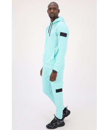 ENSEMBLE STREETWEAR CAPUCHE ALPHA - TURQUOISE commande en ligne