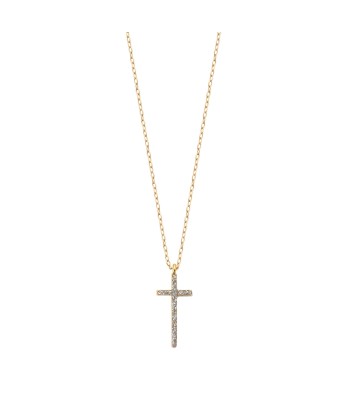 Collier croix L prix