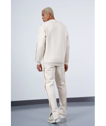 ENSEMBLE SWEAT ET PANTALON BLANC Dans la société mordern