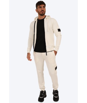 ENSEMBLE SPORTIF ALPHA 100% COTON - BLANC le concept de la Pate a emporter 