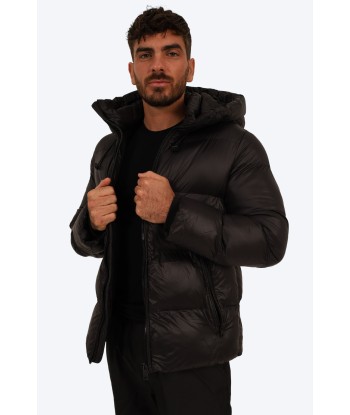 BLOUSON MATELASSÉ NOIR ÉLÉGANCE les muscles