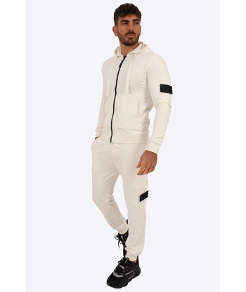 ENSEMBLE SPORTIF ALPHA 100% COTON - BLANC le concept de la Pate a emporter 