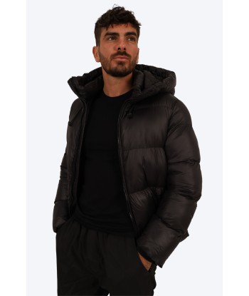 BLOUSON MATELASSÉ NOIR ÉLÉGANCE les muscles