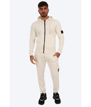 ENSEMBLE SPORTIF ALPHA 100% COTON - BLANC le concept de la Pate a emporter 