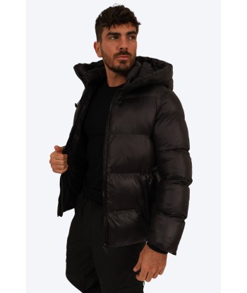 BLOUSON MATELASSÉ NOIR ÉLÉGANCE les muscles