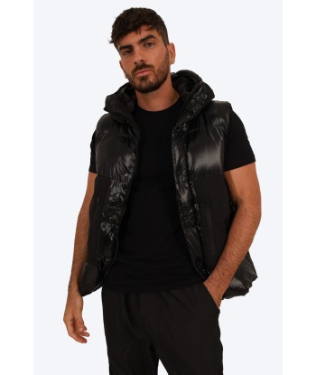 GILET MATELASSÉ NOIR TENDANCE les muscles