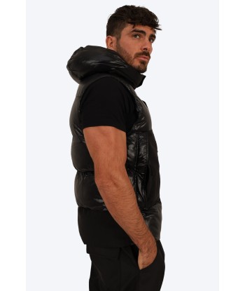 GILET MATELASSÉ NOIR TENDANCE les muscles