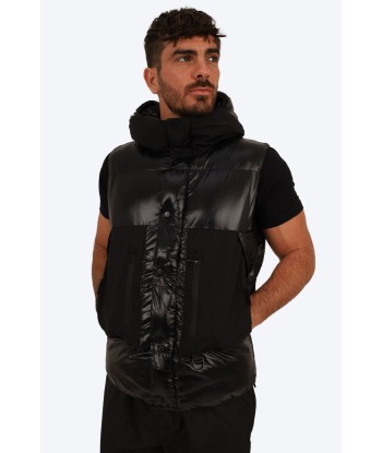 GILET MATELASSÉ NOIR TENDANCE les muscles